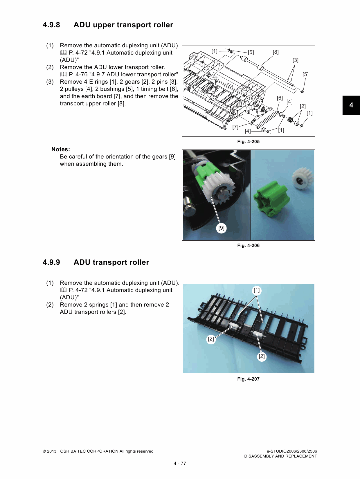 TOSHIBA e-STUDIO 2006 2306 2506 Service Manual-4